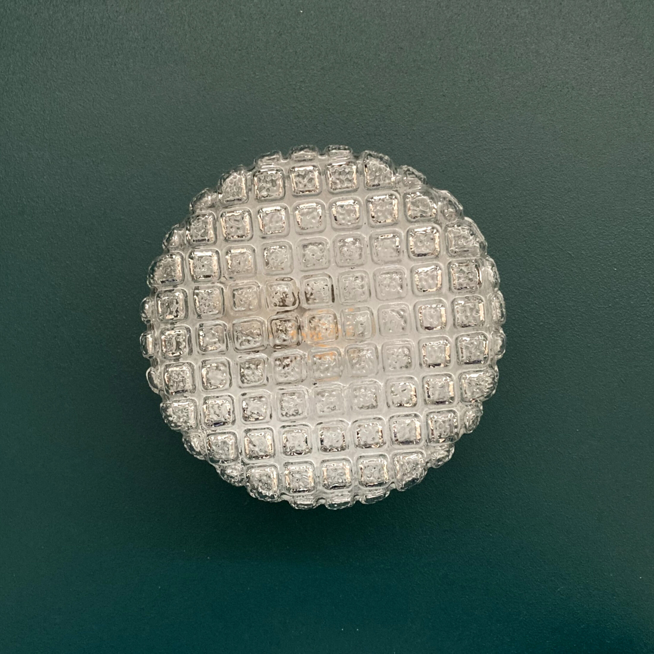 Wall lamp ceiling lamp molded glass 70/80