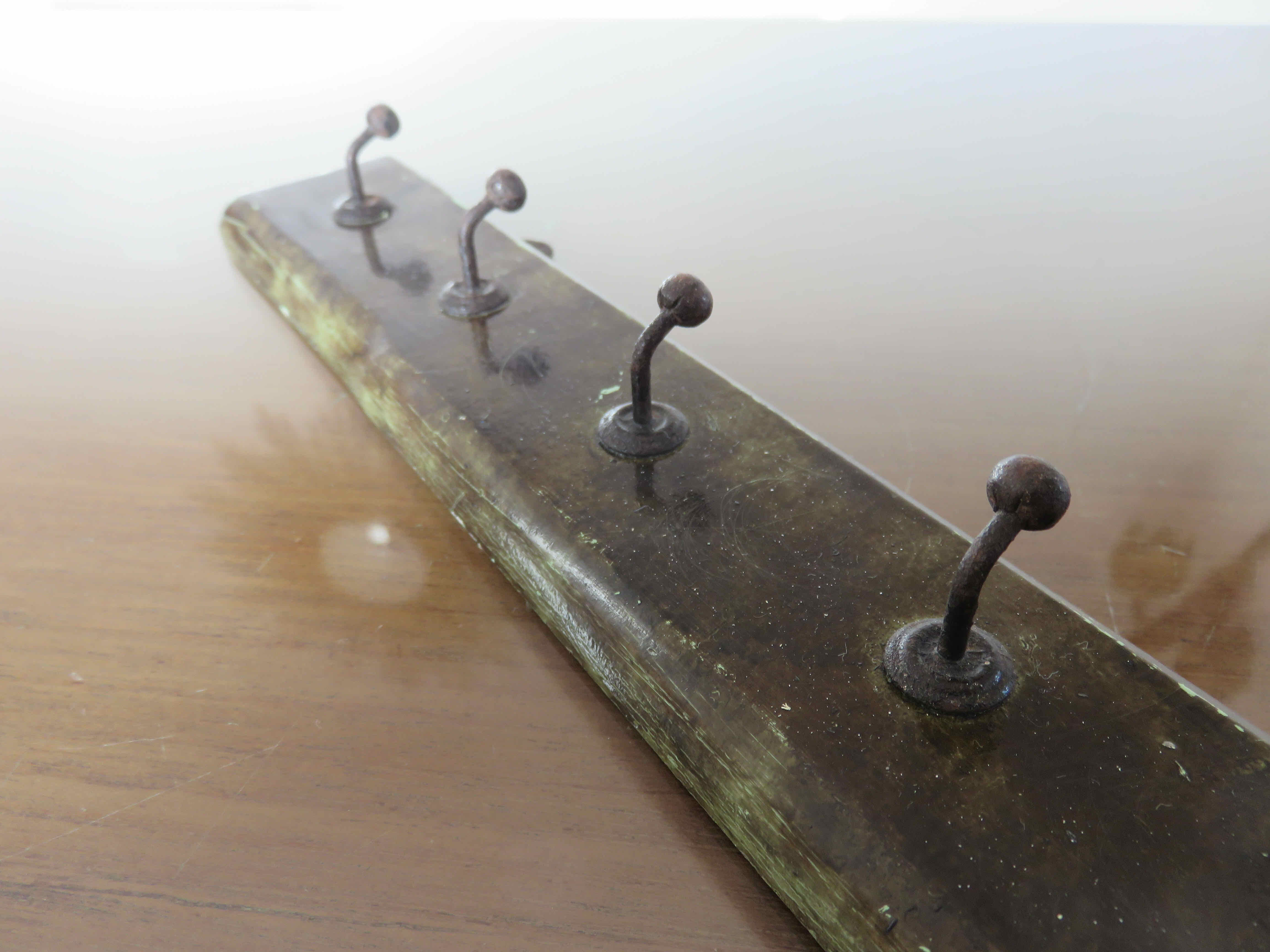 Wooden and metal tea towel door 30s 40