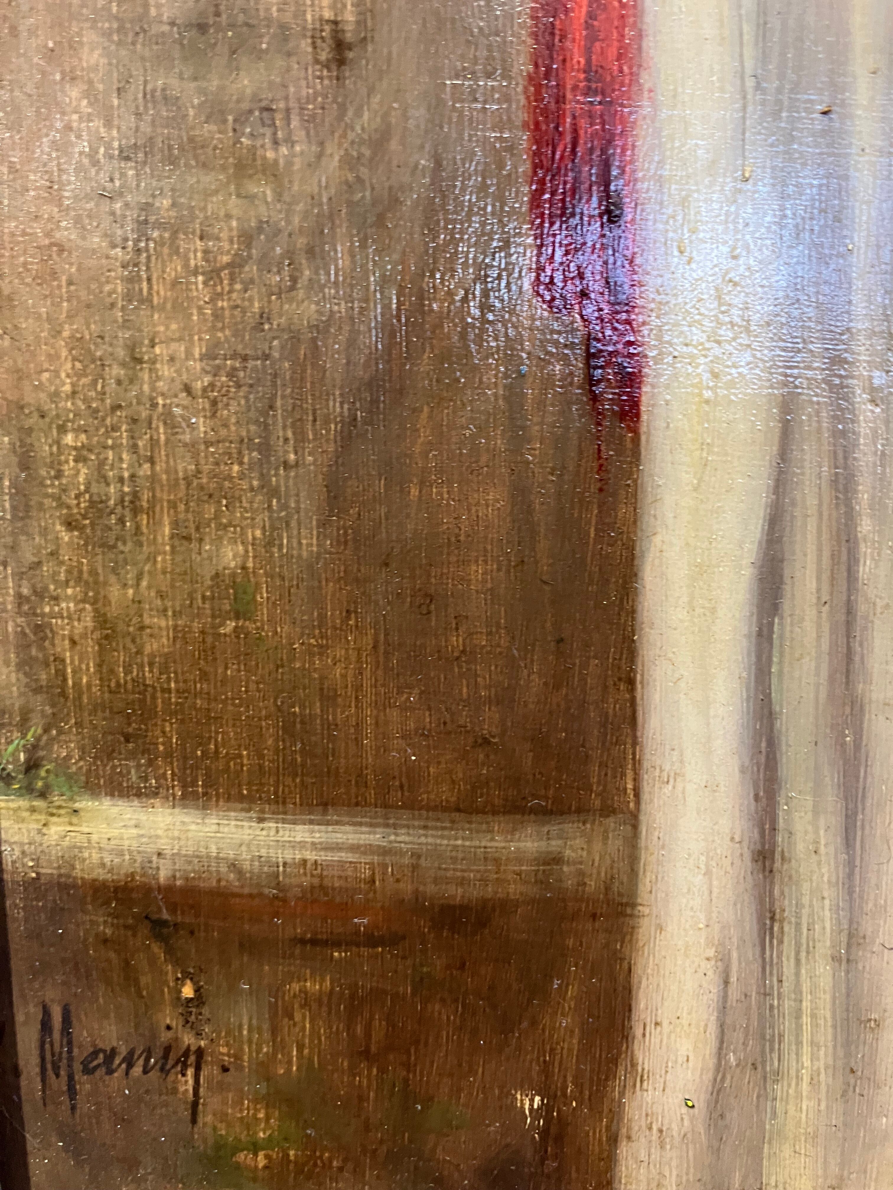 Orientalist painting the lemon merchant oil on panel nineteenth