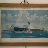 Framed liner advertising