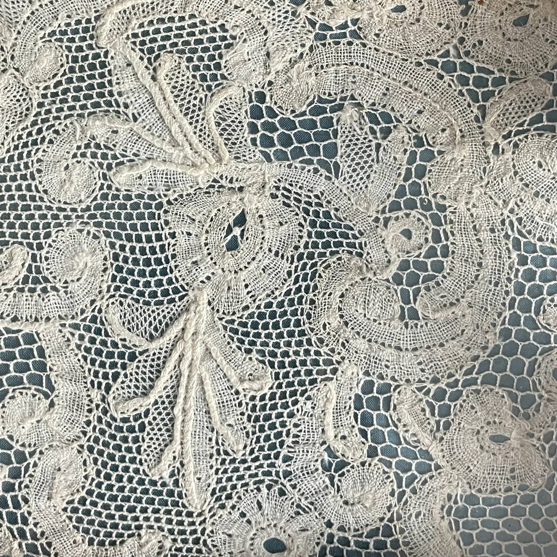 Ancient plateau with doily