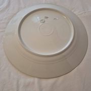 Round serving dish Art Deco, Limoges porcelain, André François, A570