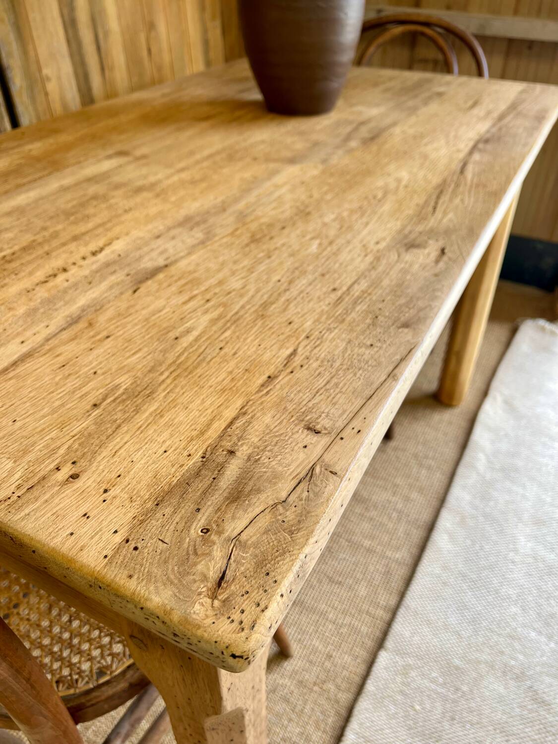 Restored farmhouse table