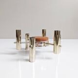 Mid Century Teak Candlestick