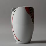 Vase Mitterteich Bavaria, géométrique postmoderne, Allemagne, années 1980