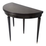 Black Walnut and Ebonized Beech Folding Table attr. to Paolo Buffa