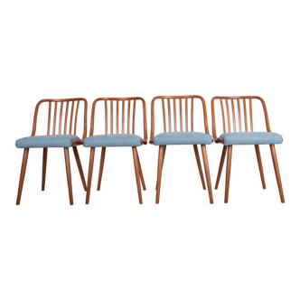 Chaises de salle à manger par Antonin Suman pour Ton, 1960s, Set de 4