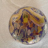 Dragon cloisonné enamel candy box