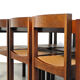 Ensemble de 6 chaises de salle à manger modernes par Gerard Geytenbeek pour meubles AZS, Pays-Bas années 1960