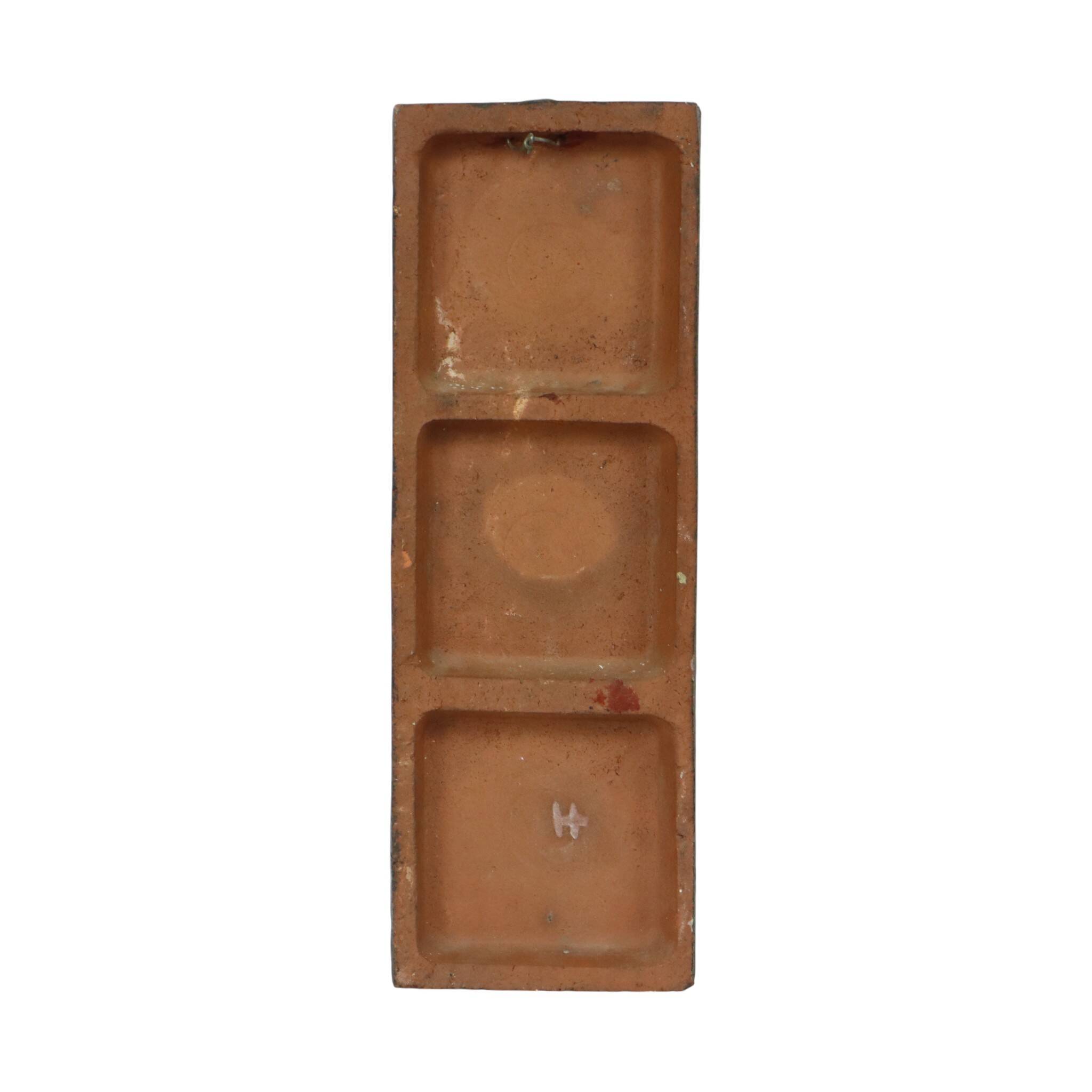 Ceramic Wall Sculpture Plaque Ruscha West Germany