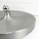 Space age aluminum wall lamp by Staff Leuchten, flush light, 1960-70s
