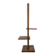 Lampadaire à tablettes moderniste en bois années 50