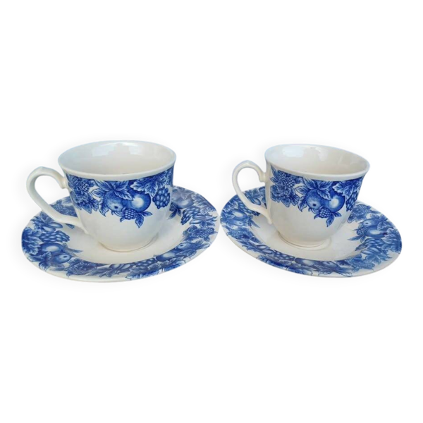 Lot 2 tasses à thé ou café vintages