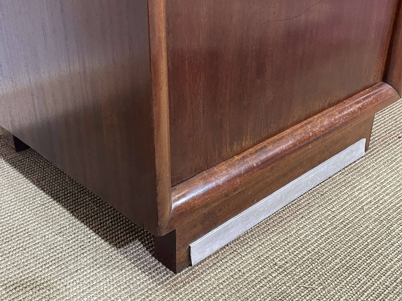 Art Deco wardrobe-dressing table stamped RINCK 115 Faubourg St Antoine Paris