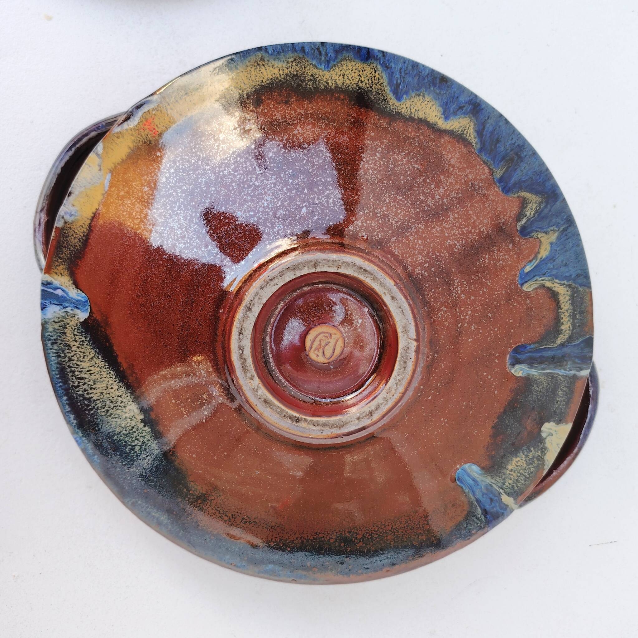 Large covered pot, soup tureen, glazed stoneware, Matthieu Liévois