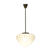 Suspension en verre du milieu du siècle Tchécoslovaquie, années 1970.