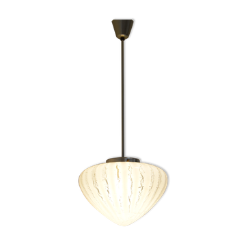 Mid-century Glass Pendant,Czechoslovakia,1970's.
