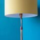 Lampadaire en laiton et teck, Danemark 1955