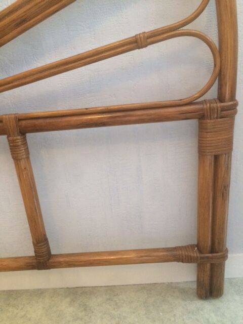 Rattan bedhead