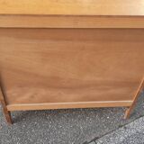 Vintage chest of drawers gilded oak 1950