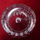 3 glasses of Arques Villandry crystal whisky signed