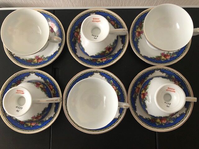 6 Haas & Czjzek cups