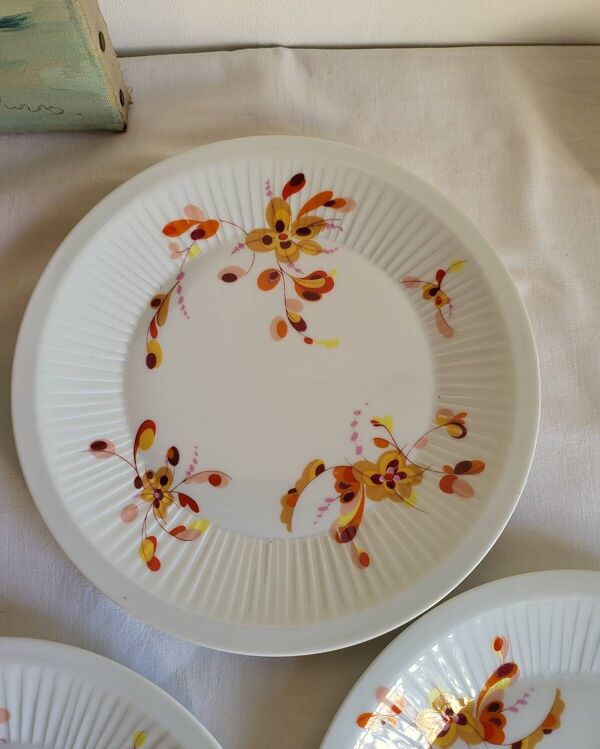 6 Assiettes à Dessert en Porcelaine Haviland France Limoges