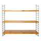 Swedish pine and metal shelf
