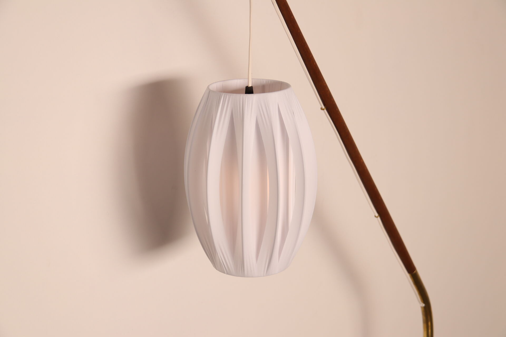 Floor lamp 'Fishing Pole' by Svend Aage Holm Sorensen - Denmark - 1950's