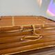 Vintage bamboo briefcase