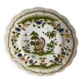 Antique decorative plate Moustiers France