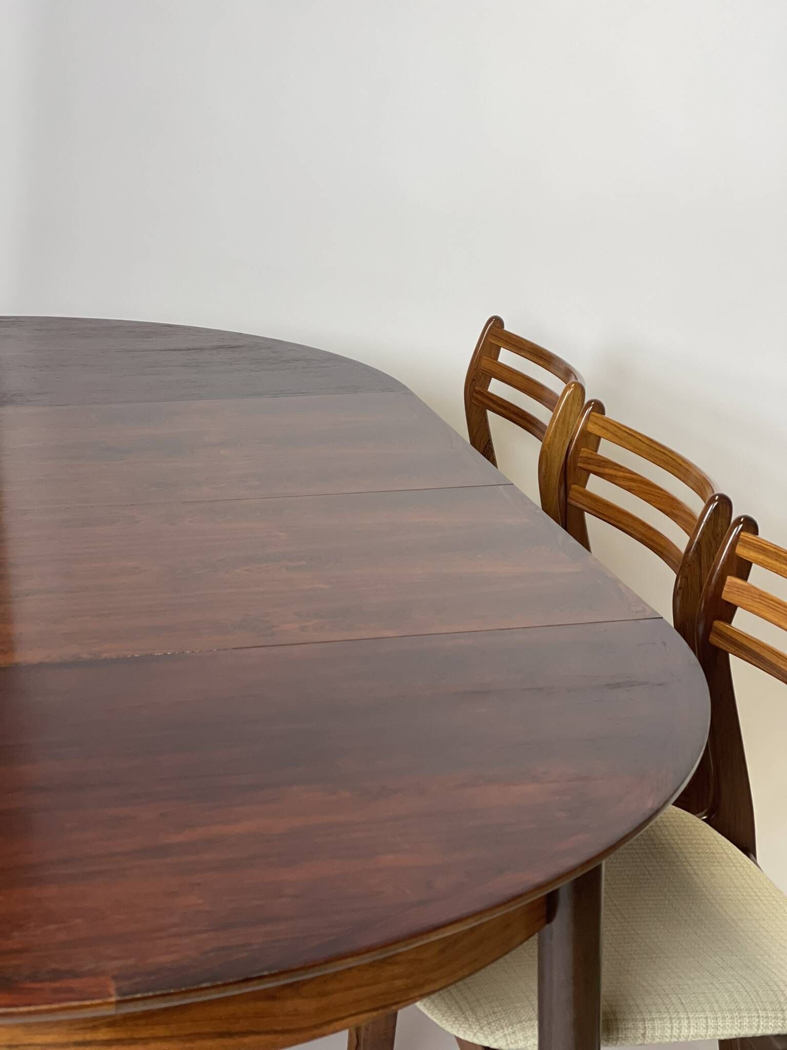 Table de salle à manger scandinave en palissandre année 60