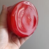 Italian candy box in red opaline