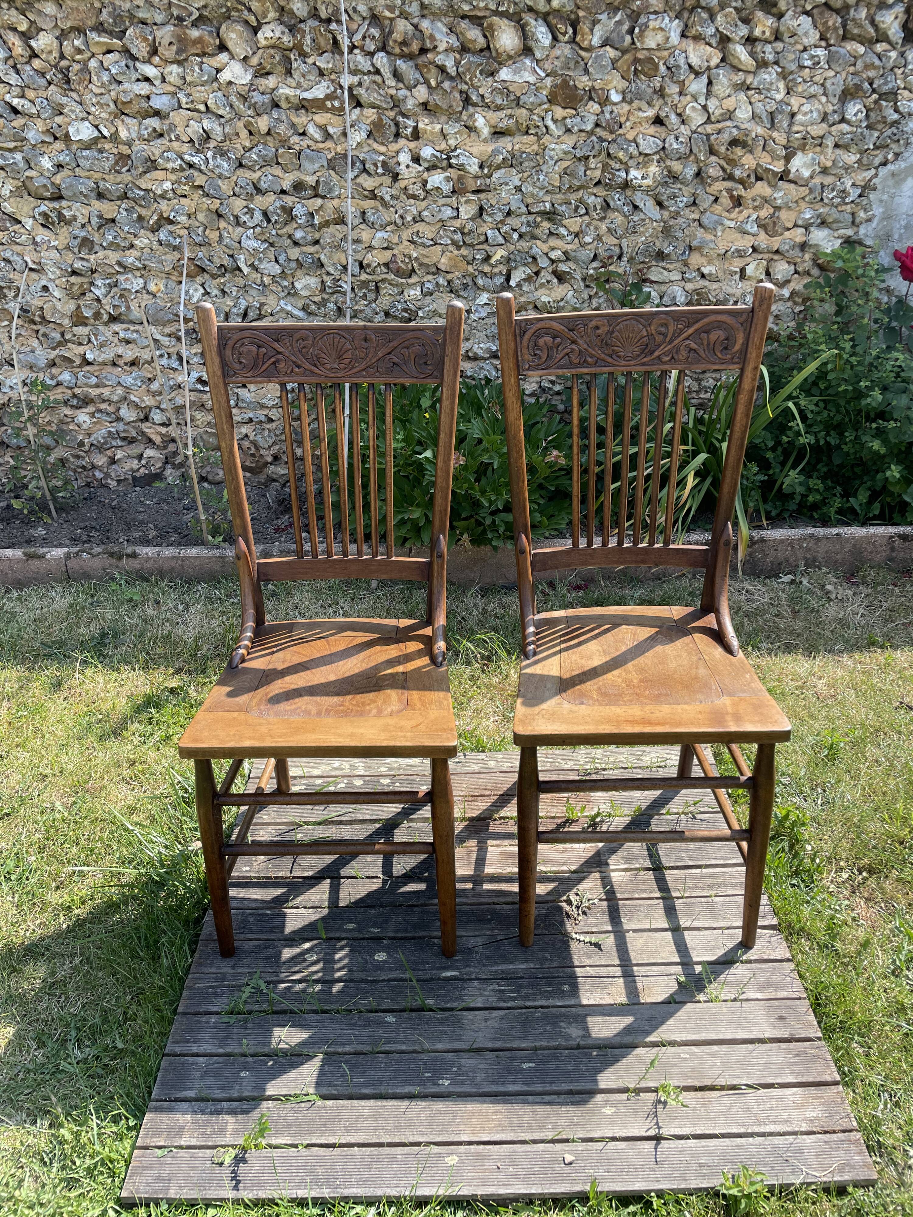 Paire de chaises bistro