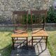 Paire de chaises bistro