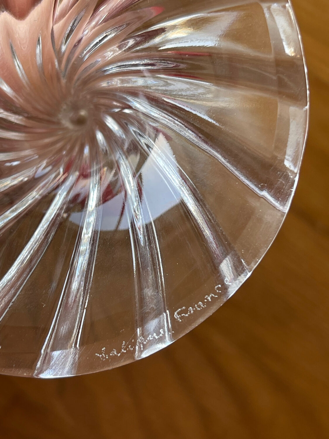 Lalique glass France model Rambouillet in crystal