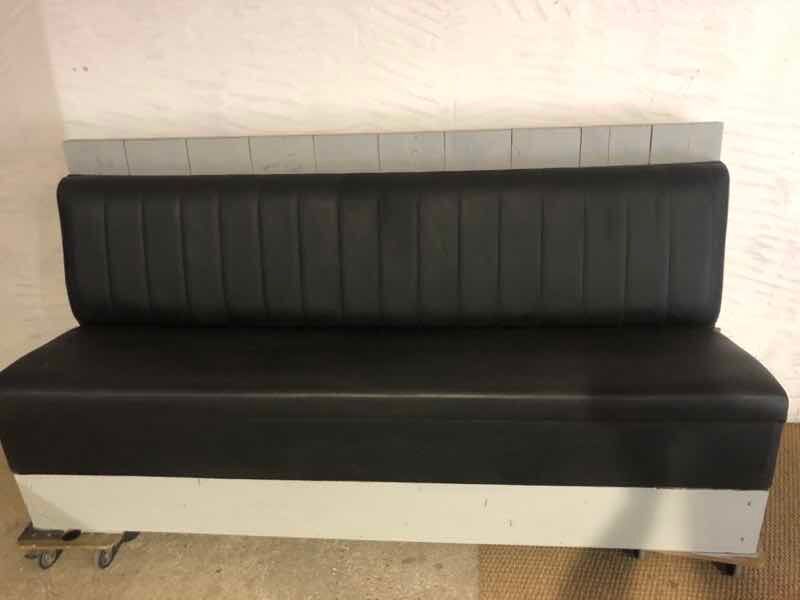 Bench Skaï vintage bistro