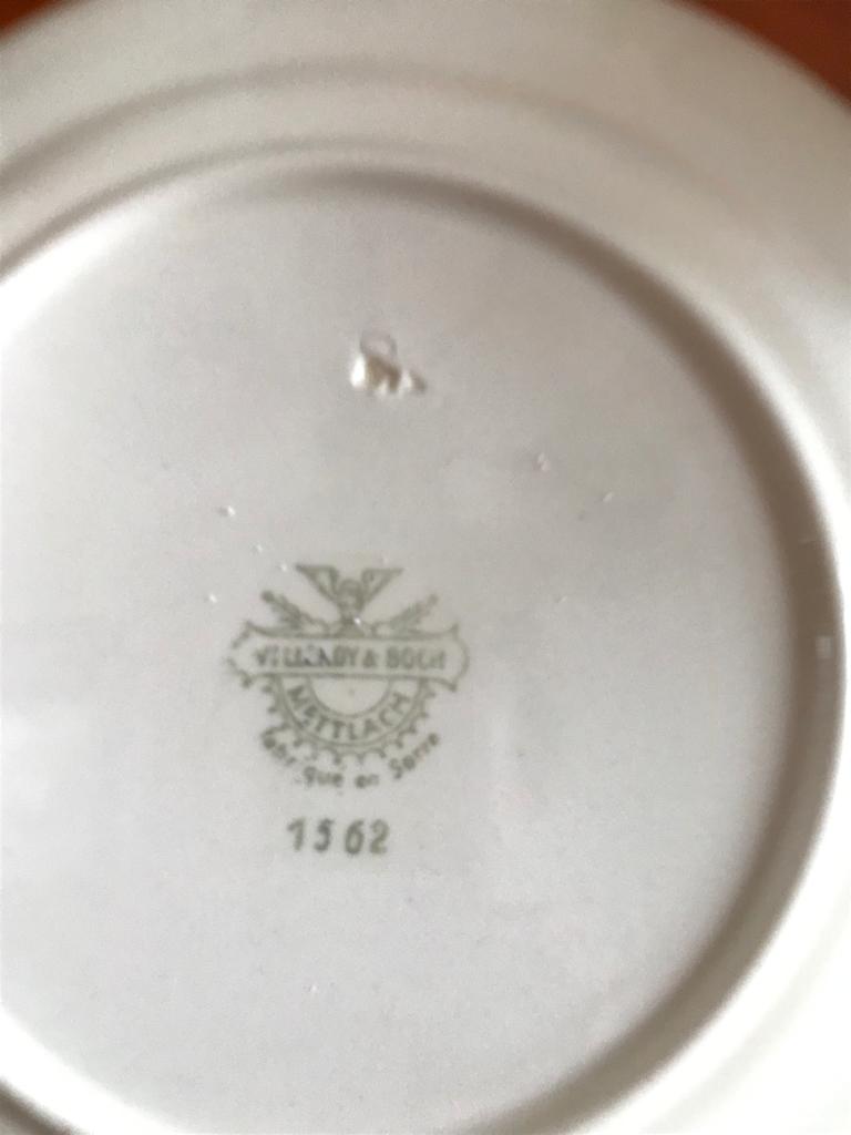 Service 85 pieces crockery Villeroy and Boch Vieux Strasbourg floral decoration