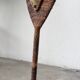 Lampadaire bronze et corde 1970