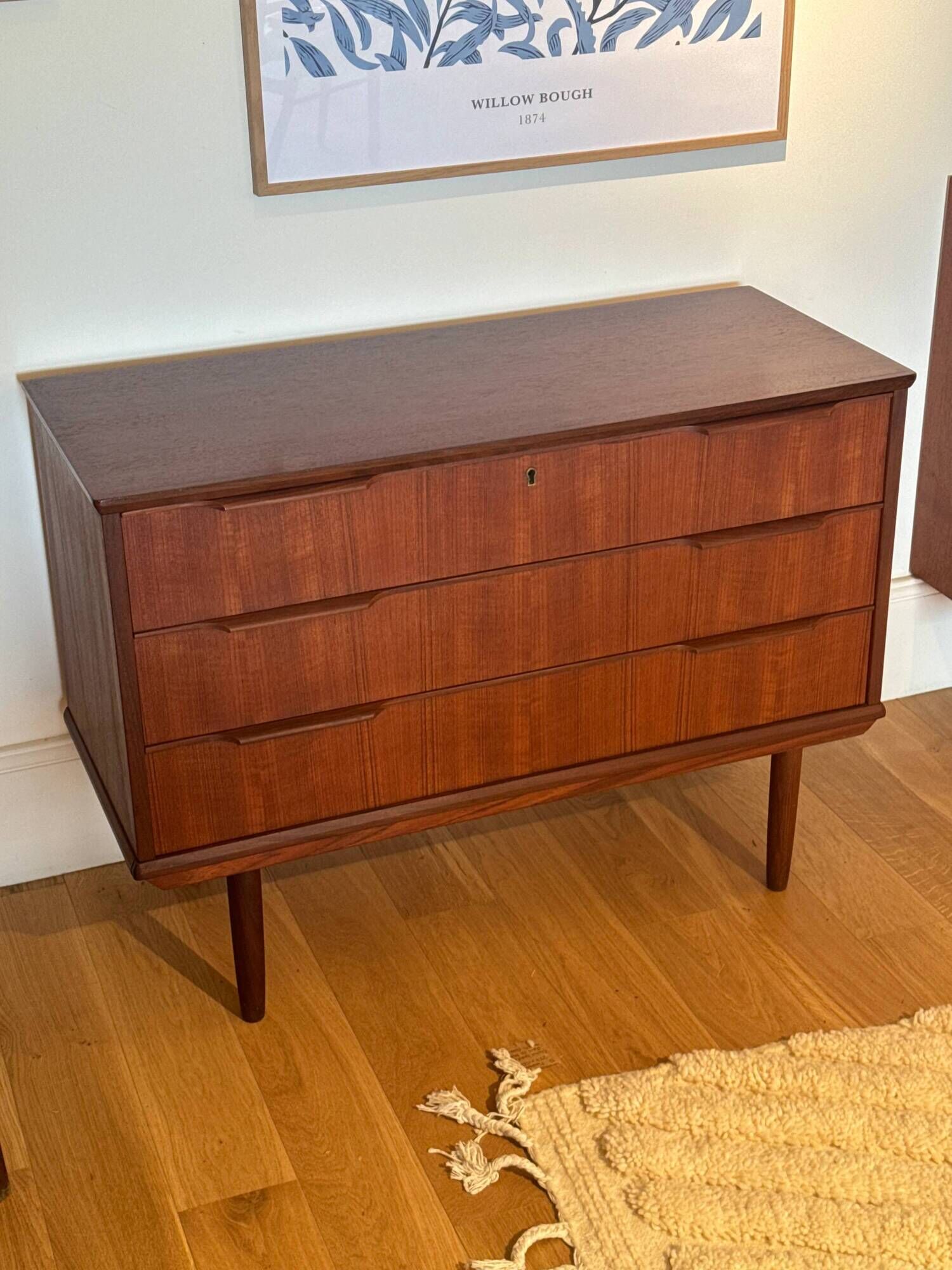 Vintage Scandinavian "Ingrid" teak chest of drawers