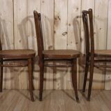 Series x6 bistro chairs n°56 Thonet