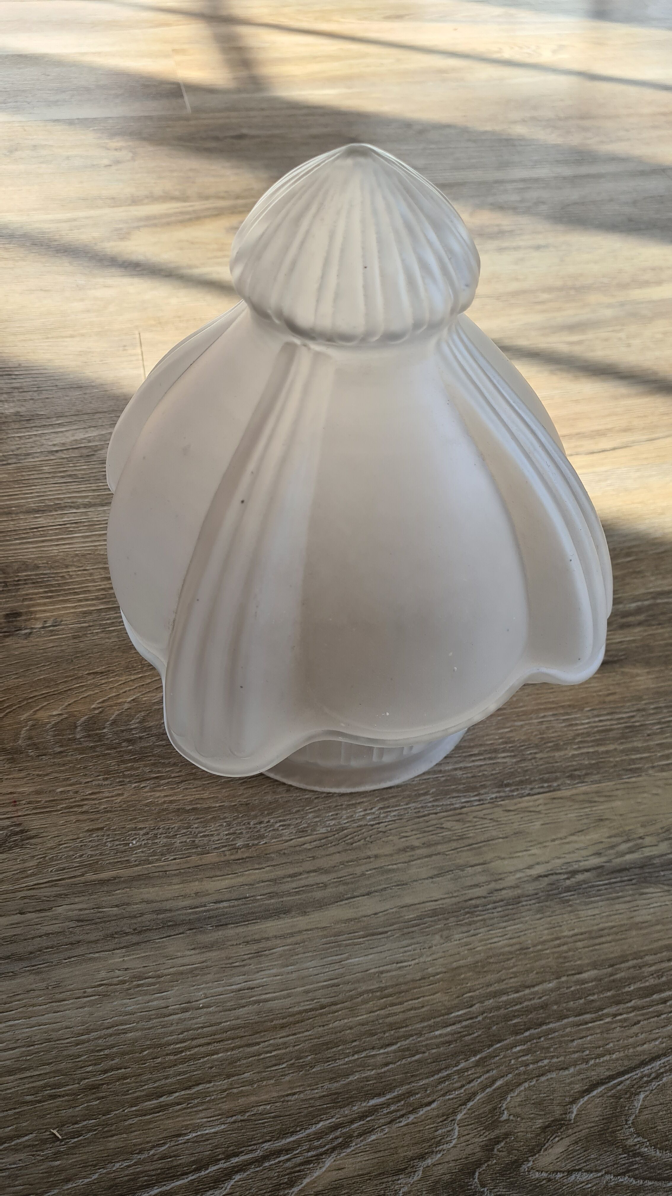 Opaline glass pendant lamp, 60-70s