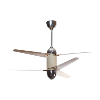 Ventilateur de plafond des années 1950 avec double-ailes