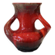 Saint-Paul-de-Vence red flamed earthenware vase circa 1970