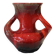 Saint-Paul-de-Vence red flamed earthenware vase circa 1970