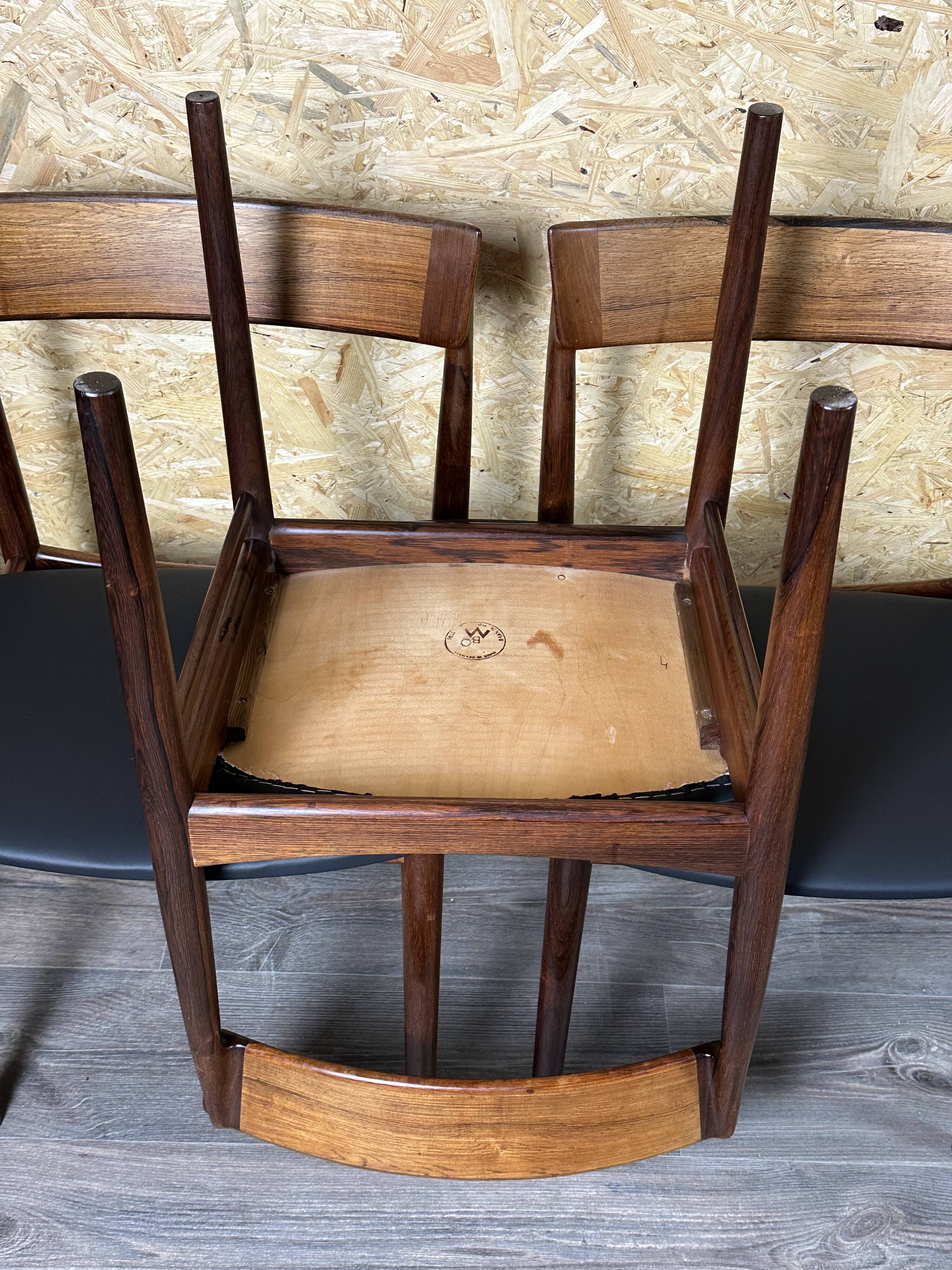 Set of 6 Henry Rosengren Hansen Model 39 Dining Chairs Rosewood