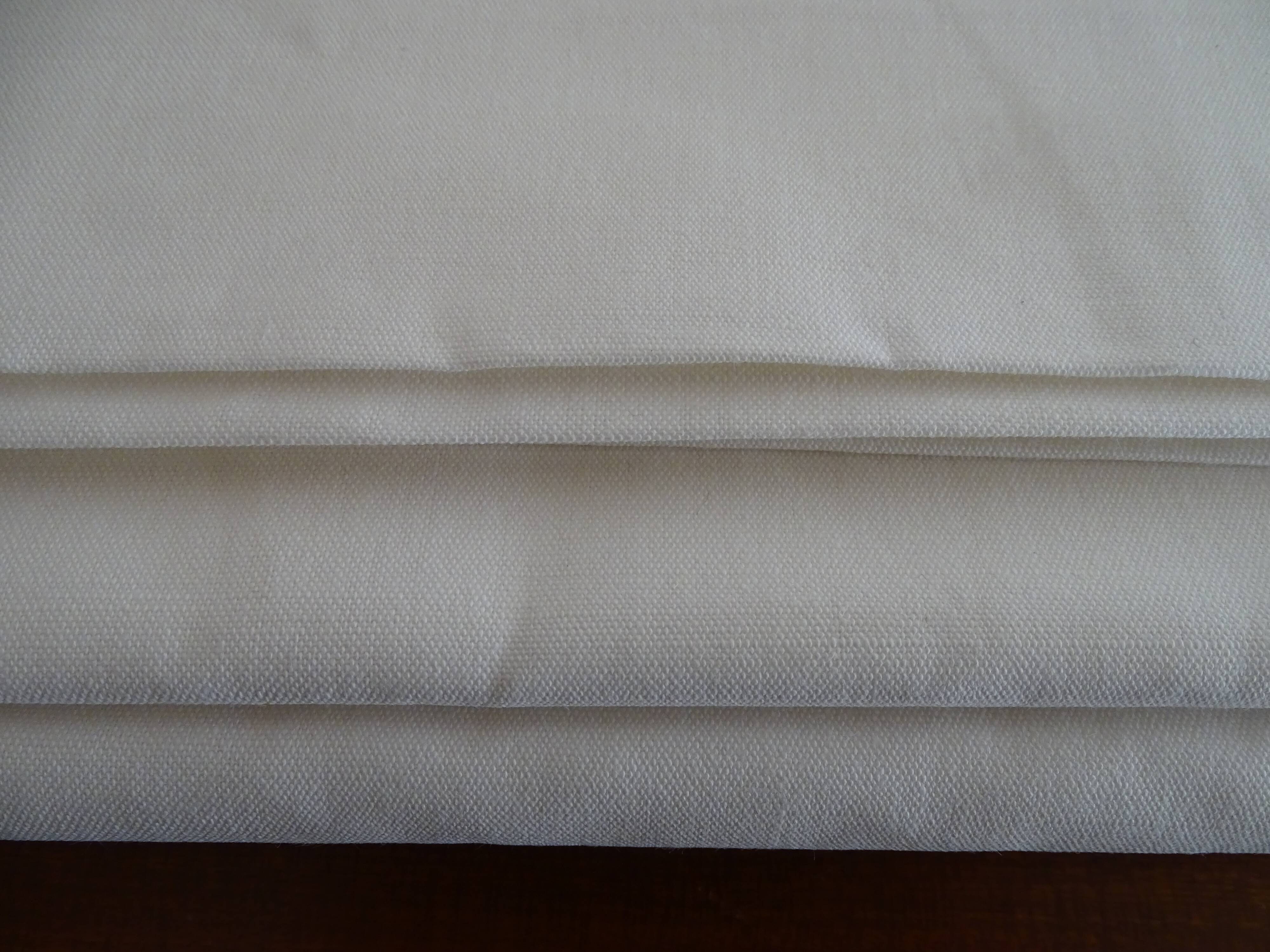 Flat sheet pure weft linen cotton 310 x 220 new period labels