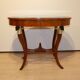Biedermeier Cherry Veneer Gold-Leaf Center Table, Austria, 1820s