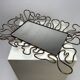 Mid-Century Brass Mirror in the style of Gio Ponti Style, Italy, 1950s