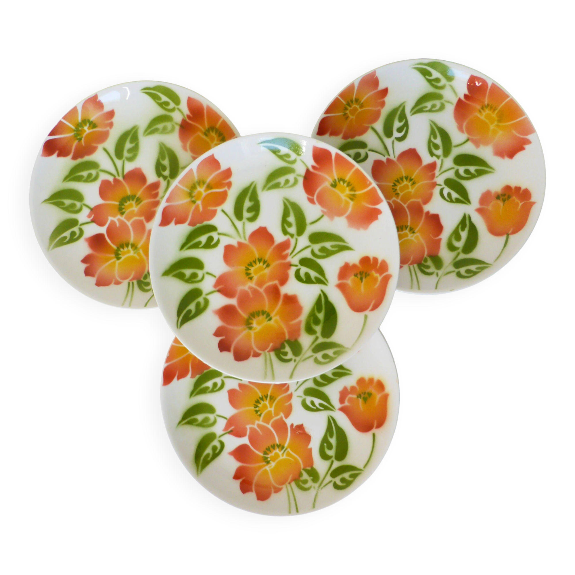 4 dessert plates from Moulin des Loups Orchies Ontario 210690